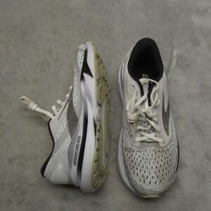 Brooks Women 7B Shoes White Adrenaline GTS 24 Running Sneaker Lightweight Trail